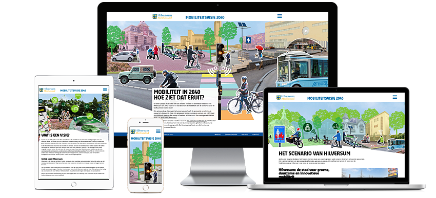 Mobiliteitsvisie Hilversum 2040 - Portfolio Sbddesign