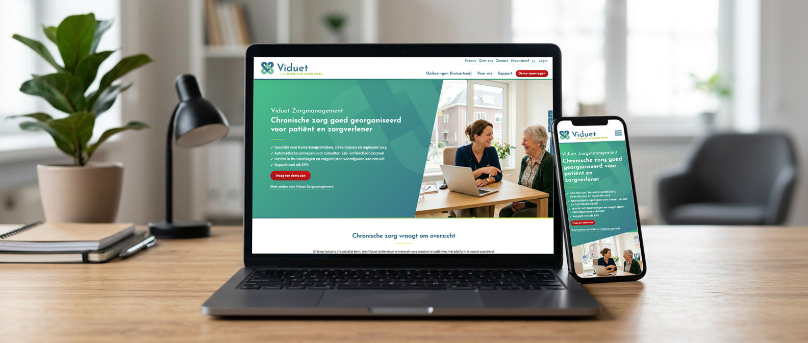 Website project voor Viduet Health BV