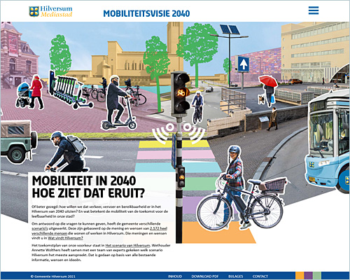Mobiliteitsvisie Hilversum 2040 - Portfolio Sbddesign